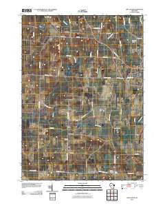 Lima Center Wisconsin Historical topographic map, 1:24000 scale, 7.5 X 7.5 Minute, Year 2010