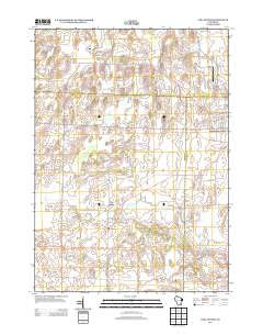 Lima Center Wisconsin Historical topographic map, 1:24000 scale, 7.5 X 7.5 Minute, Year 2013
