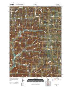 Lime Ridge Wisconsin Historical topographic map, 1:24000 scale, 7.5 X 7.5 Minute, Year 2010