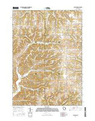 Lime Ridge Wisconsin Current topographic map, 1:24000 scale, 7.5 X 7.5 Minute, Year 2016