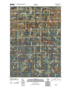 Lindsey Wisconsin Historical topographic map, 1:24000 scale, 7.5 X 7.5 Minute, Year 2010