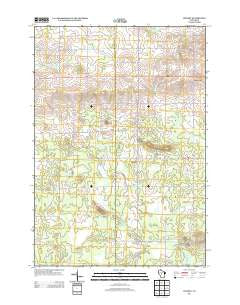 Lindsey Wisconsin Historical topographic map, 1:24000 scale, 7.5 X 7.5 Minute, Year 2013