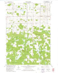 Lindsey Wisconsin Historical topographic map, 1:24000 scale, 7.5 X 7.5 Minute, Year 1979