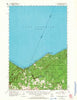 Little Girls Point Michigan Historical topographic map, 1:62500 scale, 15 X 15 Minute, Year 1956