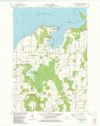 Little Sturgeon Wisconsin Historical topographic map, 1:24000 scale, 7.5 X 7.5 Minute, Year 1982