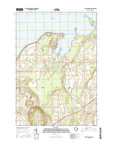 Little Sturgeon Wisconsin Current topographic map, 1:24000 scale, 7.5 X 7.5 Minute, Year 2015