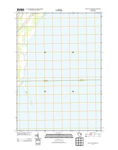 Little Tail Point Wisconsin Historical topographic map, 1:24000 scale, 7.5 X 7.5 Minute, Year 2013