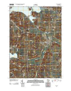 Lodi Wisconsin Historical topographic map, 1:24000 scale, 7.5 X 7.5 Minute, Year 2010