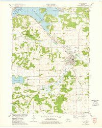 Lodi Wisconsin Historical topographic map, 1:24000 scale, 7.5 X 7.5 Minute, Year 1975