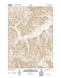 Loganville Wisconsin Historical topographic map, 1:24000 scale, 7.5 X 7.5 Minute, Year 2013