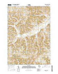 Loganville Wisconsin Current topographic map, 1:24000 scale, 7.5 X 7.5 Minute, Year 2016