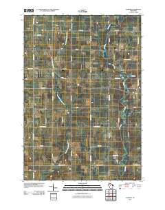 Lombard Wisconsin Historical topographic map, 1:24000 scale, 7.5 X 7.5 Minute, Year 2010
