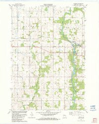 Lombard Wisconsin Historical topographic map, 1:24000 scale, 7.5 X 7.5 Minute, Year 1982