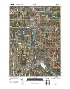 Lomira Wisconsin Historical topographic map, 1:24000 scale, 7.5 X 7.5 Minute, Year 2010