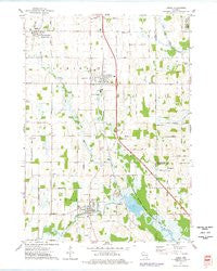 Lomira Wisconsin Historical topographic map, 1:24000 scale, 7.5 X 7.5 Minute, Year 1974