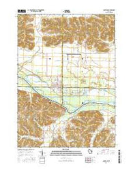 Lone Rock Wisconsin Current topographic map, 1:24000 scale, 7.5 X 7.5 Minute, Year 2016