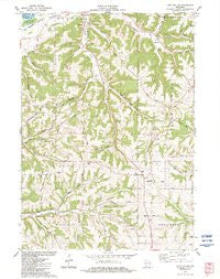 Long Hollow Wisconsin Historical topographic map, 1:24000 scale, 7.5 X 7.5 Minute, Year 1983