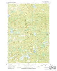 Long Lake SE Wisconsin Historical topographic map, 1:24000 scale, 7.5 X 7.5 Minute, Year 1970
