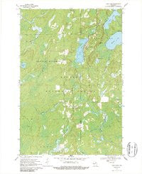 Long Lake Wisconsin Historical topographic map, 1:24000 scale, 7.5 X 7.5 Minute, Year 1970