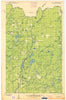 Long Lake Wisconsin Historical topographic map, 1:48000 scale, 15 X 15 Minute, Year 1948