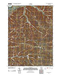 Long Hollow Wisconsin Historical topographic map, 1:24000 scale, 7.5 X 7.5 Minute, Year 2010