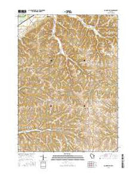 Long Hollow Wisconsin Current topographic map, 1:24000 scale, 7.5 X 7.5 Minute, Year 2016