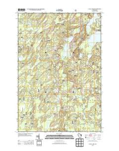 Long Lake Wisconsin Historical topographic map, 1:24000 scale, 7.5 X 7.5 Minute, Year 2013