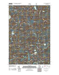 Long Lake SE Wisconsin Historical topographic map, 1:24000 scale, 7.5 X 7.5 Minute, Year 2011