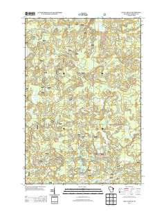 Long Lake SE Wisconsin Historical topographic map, 1:24000 scale, 7.5 X 7.5 Minute, Year 2013