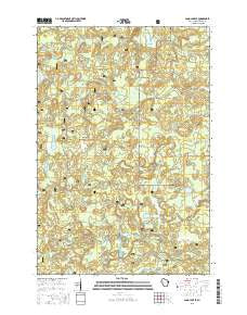 Long Lake SE Wisconsin Current topographic map, 1:24000 scale, 7.5 X 7.5 Minute, Year 2015