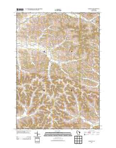 Lookout Wisconsin Historical topographic map, 1:24000 scale, 7.5 X 7.5 Minute, Year 2013