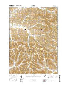 Lookout Wisconsin Current topographic map, 1:24000 scale, 7.5 X 7.5 Minute, Year 2015