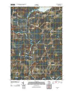 Loomis Wisconsin Historical topographic map, 1:24000 scale, 7.5 X 7.5 Minute, Year 2010