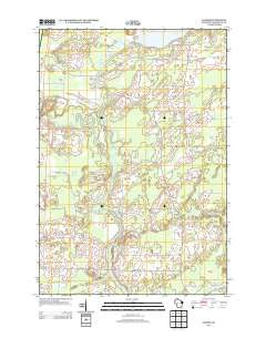 Loomis Wisconsin Historical topographic map, 1:24000 scale, 7.5 X 7.5 Minute, Year 2013