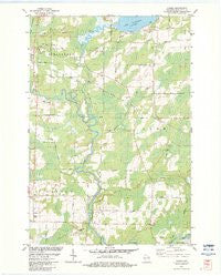 Loomis Wisconsin Historical topographic map, 1:24000 scale, 7.5 X 7.5 Minute, Year 1982