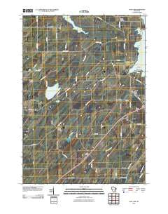 Lost Lake Wisconsin Historical topographic map, 1:24000 scale, 7.5 X 7.5 Minute, Year 2010