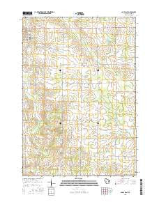 Loyal East Wisconsin Current topographic map, 1:24000 scale, 7.5 X 7.5 Minute, Year 2015
