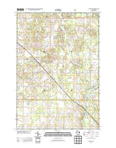 Lublin Wisconsin Historical topographic map, 1:24000 scale, 7.5 X 7.5 Minute, Year 2013