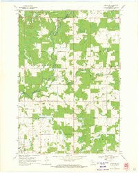 Lublin SE Wisconsin Historical topographic map, 1:24000 scale, 7.5 X 7.5 Minute, Year 1969