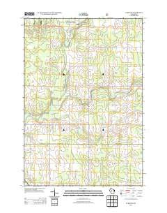 Lublin SE Wisconsin Historical topographic map, 1:24000 scale, 7.5 X 7.5 Minute, Year 2013