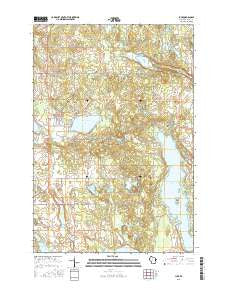 Luck Wisconsin Current topographic map, 1:24000 scale, 7.5 X 7.5 Minute, Year 2015