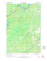Lugerville Wisconsin Historical topographic map, 1:24000 scale, 7.5 X 7.5 Minute, Year 1970