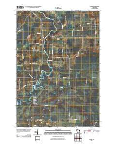 Lunds Wisconsin Historical topographic map, 1:24000 scale, 7.5 X 7.5 Minute, Year 2010