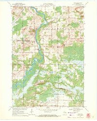 Lunds Wisconsin Historical topographic map, 1:24000 scale, 7.5 X 7.5 Minute, Year 1969
