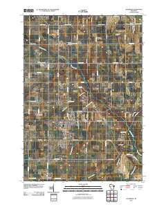 Luxemburg Wisconsin Historical topographic map, 1:24000 scale, 7.5 X 7.5 Minute, Year 2010