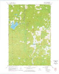 Lyman Lake Wisconsin Historical topographic map, 1:24000 scale, 7.5 X 7.5 Minute, Year 1961