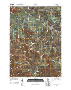 Lyndon Station Wisconsin Historical topographic map, 1:24000 scale, 7.5 X 7.5 Minute, Year 2010