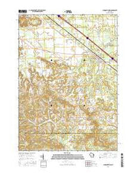 Lyndon Station Wisconsin Current topographic map, 1:24000 scale, 7.5 X 7.5 Minute, Year 2016