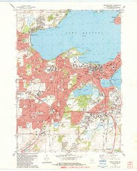 Madison West Wisconsin Historical topographic map, 1:24000 scale, 7.5 X 7.5 Minute, Year 1983