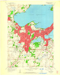 Madison West Wisconsin Historical topographic map, 1:24000 scale, 7.5 X 7.5 Minute, Year 1959